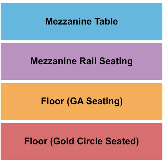 seating chart for The Signal - TN - GC/Floor/Rail/Mezz - eventticketscenter.com