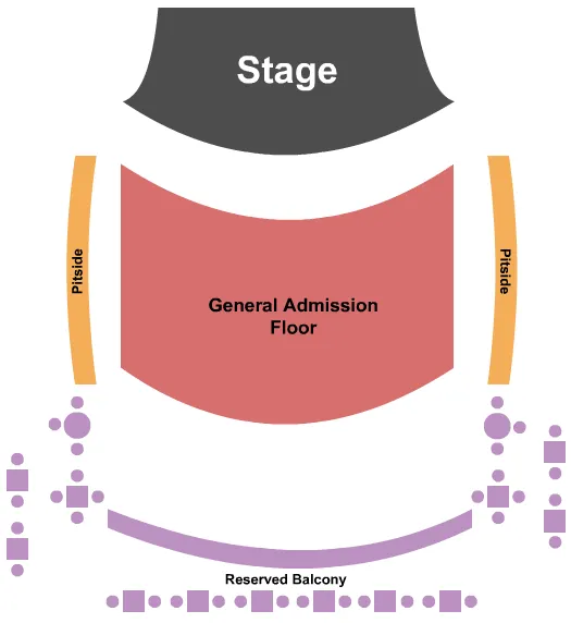 seating chart for The Slowdown - End Stage - eventticketscenter.com
