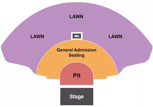 seating chart for The Sound Amphitheater - Endstage All GA - eventticketscenter.com