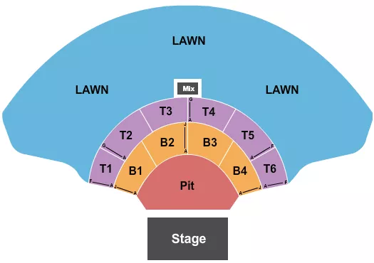 seating chart for The Sound Amphitheater - Endstage GA Pit - eventticketscenter.com