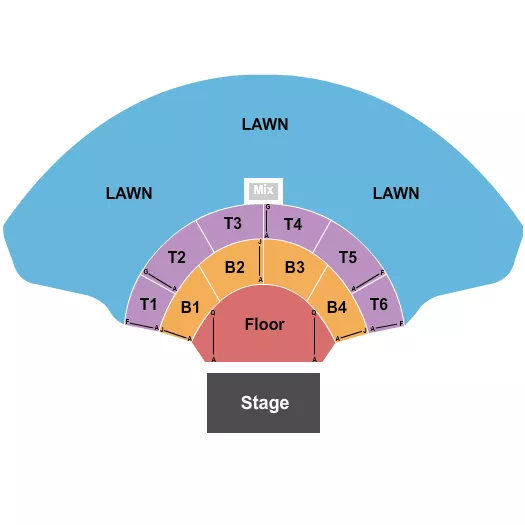 seating chart for The Sound Amphitheater - Endstage - eventticketscenter.com