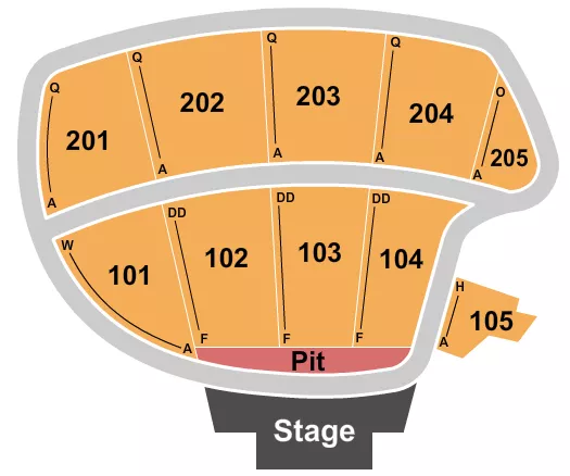 seating chart for The BayCare Sound - Endstage GA Pit - eventticketscenter.com