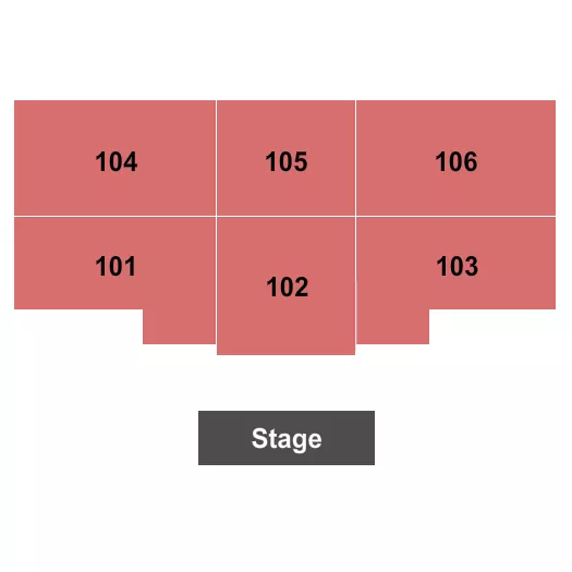 seating chart for The Stage at Coco Outdoors - End Stage - eventticketscenter.com