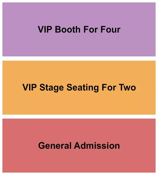 seating chart for The Stand Up Comedy Club - GA/VIP Stage/VIP Booth - eventticketscenter.com