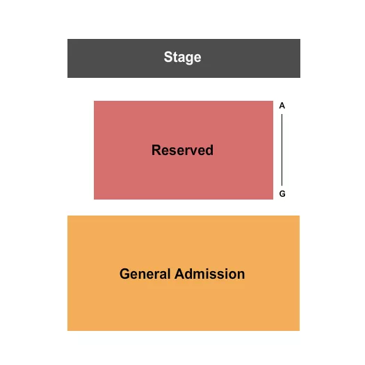 seating chart for The State Room - Reserved & GA - eventticketscenter.com