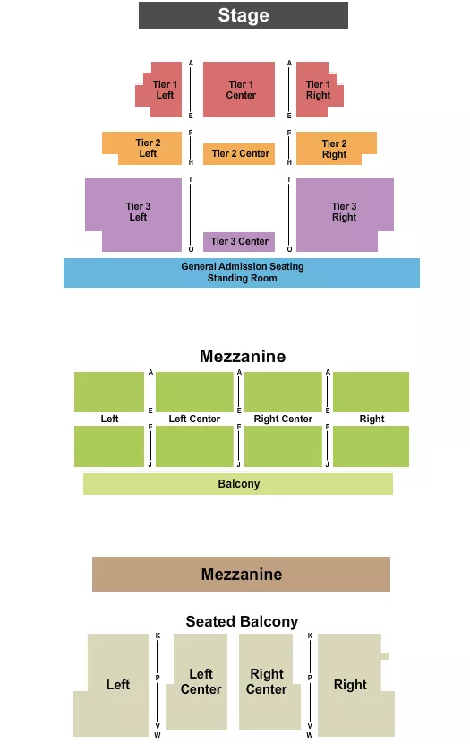 seating chart for The Strand Theatre - RI - Endstage-3 - eventticketscenter.com