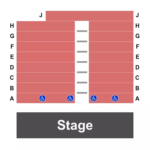 seating chart for The Studio Theatre at Tierra Del Sol - Endstage - eventticketscenter.com