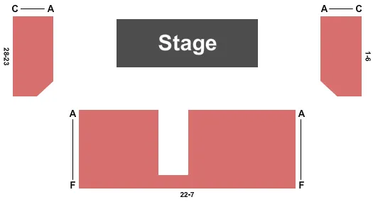 seating chart for The Studio Theatre at Tierra Del Sol - The Chinese Lady - eventticketscenter.com