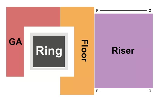 seating chart for The Studio at Mizner Park - Wrestling - eventticketscenter.com