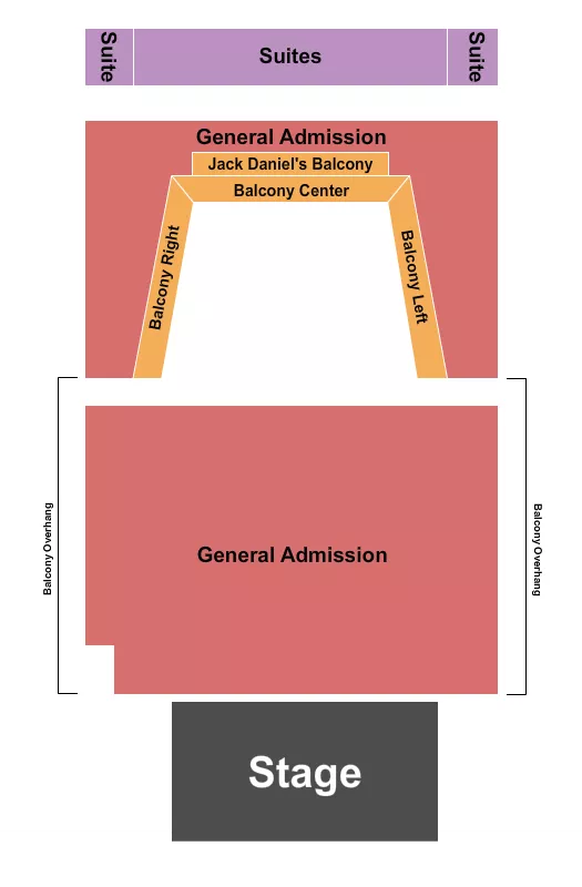 seating chart for The Sylvee - WI - Endstage GA 2 & Endstage GA 3 - eventticketscenter.com