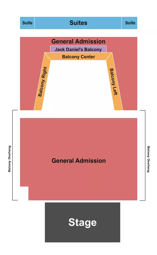 seating chart for The Sylvee - WI - Endstage GA 3 - eventticketscenter.com