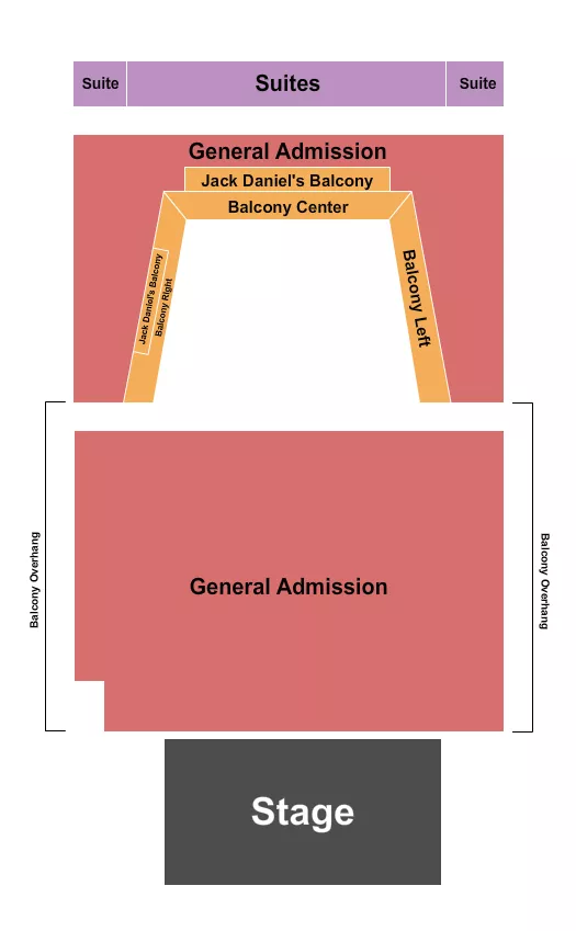 seating chart for The Sylvee - WI - Endstage GA 4 - eventticketscenter.com