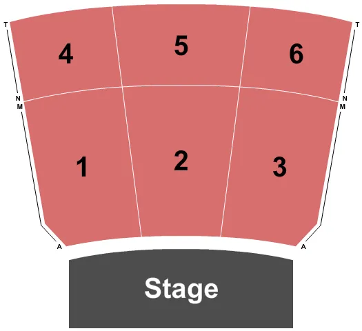 seating chart for The Theater at Mount Jordan - UT - End Stage - eventticketscenter.com