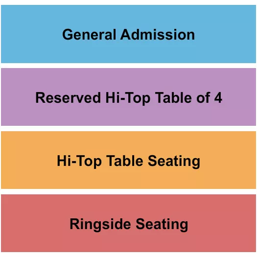 seating chart for The Token Lounge - Wrestling - eventticketscenter.com