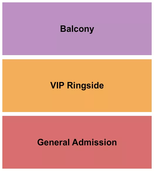 seating chart for The Track on 2 - GA/VIP Ringside/Balcony - eventticketscenter.com