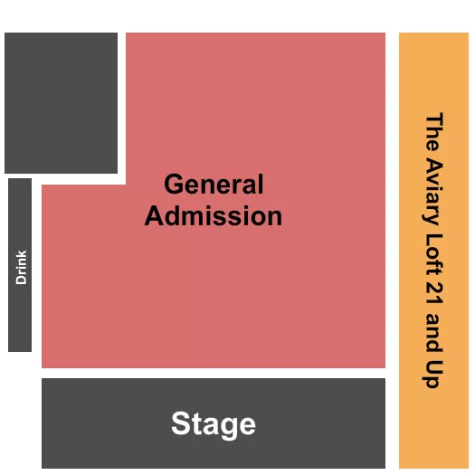 seating chart for The Truman - Kansas City - GA & Aristocrat A List Loft - eventticketscenter.com