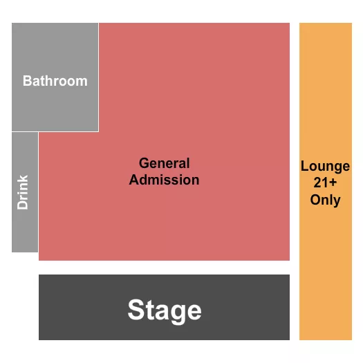 seating chart for The Truman - Kansas City - GA/Lounge - eventticketscenter.com