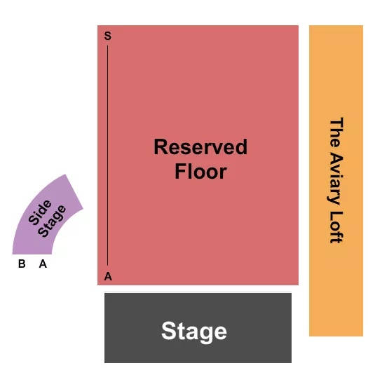 seating chart for The Truman - Kansas City - RSV/Aviary Loft - eventticketscenter.com