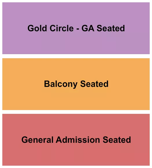 seating chart for The Truman - Kansas City - GA Seated/GC Seated/Balcony Seated - eventticketscenter.com