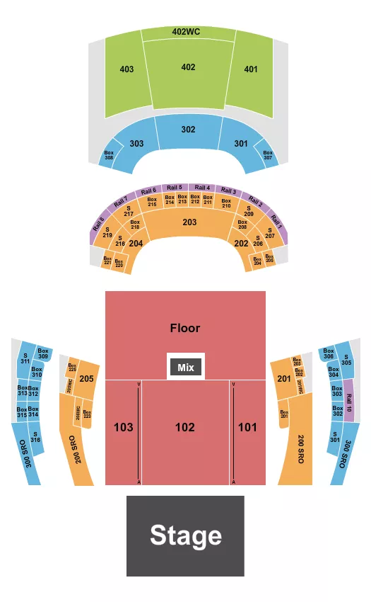 seating chart for The Truth - Endstage GA Floor 2 - eventticketscenter.com