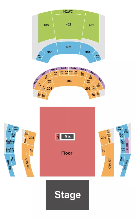seating chart for The Truth - Endstage GA Floor - eventticketscenter.com