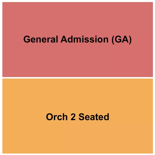seating chart for The UC Theatre - GA/Orch - eventticketscenter.com