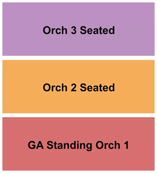seating chart for The UC Theatre - GA/Orch Table 2 - eventticketscenter.com