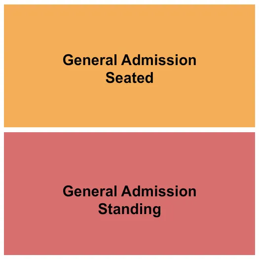 seating chart for The UC Theatre - GA Seated/Standing - eventticketscenter.com