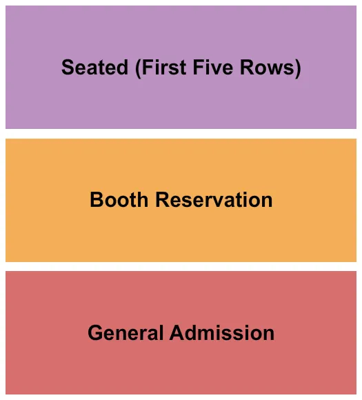 seating chart for The Urban Lounge - GA/Booth/Seated - eventticketscenter.com