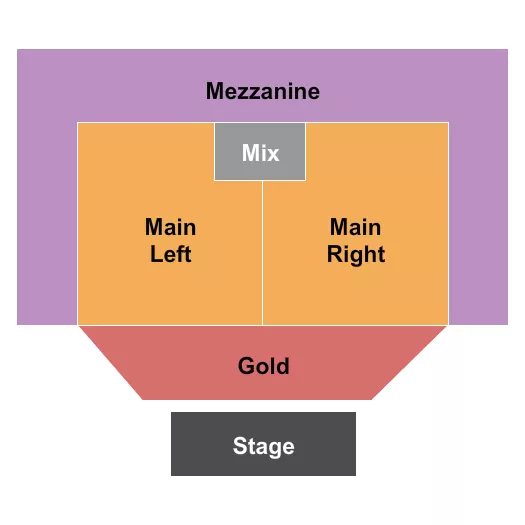 seating chart for The Van Buren - Endstage Reserved 2 - eventticketscenter.com