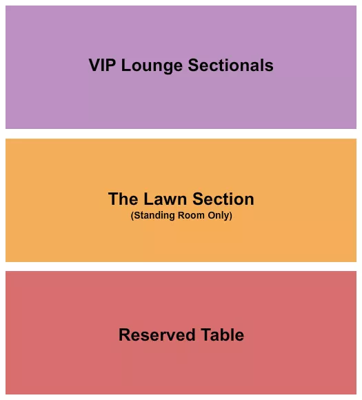 seating chart for The Venue at Live Oak - VIP/Lawn/Reserved - eventticketscenter.com