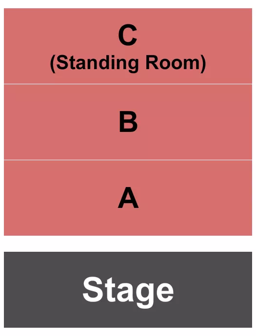 seating chart for The Venue at Millennial - Zone A-C with SRO - eventticketscenter.com