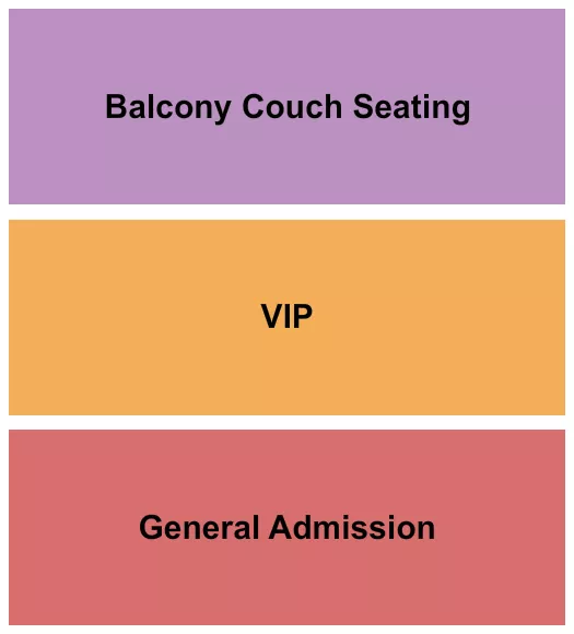 seating chart for The Vermont Hollywood - GA/VIP/Balcony - eventticketscenter.com