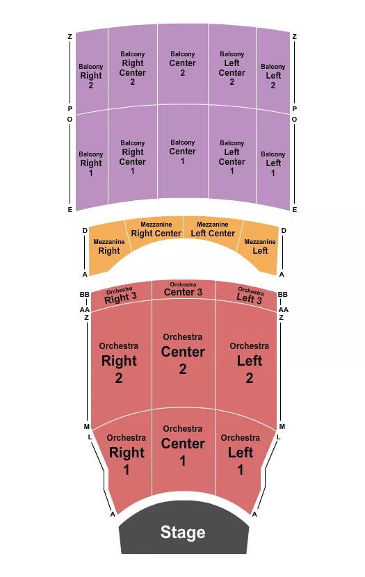 seating chart for The Vets - End Stage 2 - eventticketscenter.com