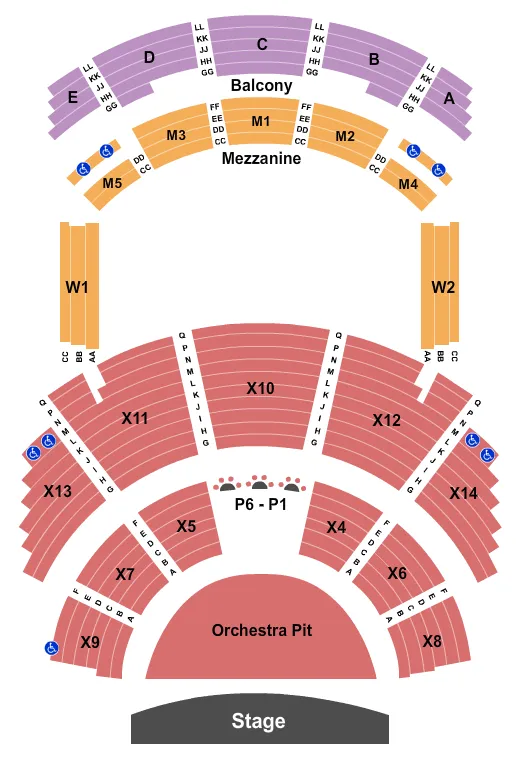 seating chart for The Vine at Del Lago Resort - Endstage GA Pit - eventticketscenter.com