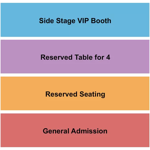 seating chart for The WC Social Club - GA/Reserved/Table/VIP - eventticketscenter.com