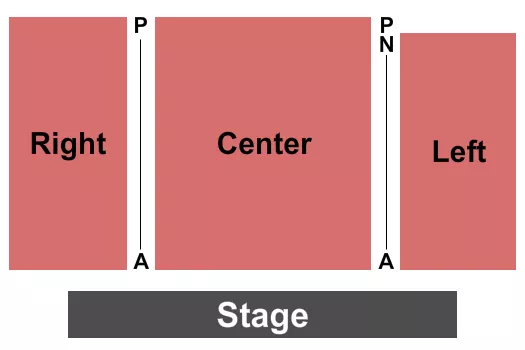 seating chart for The Ware Center - Endstage - eventticketscenter.com
