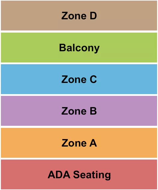 seating chart for The Warehouse at Fairfield Theatre Company - Jury Experience - eventticketscenter.com