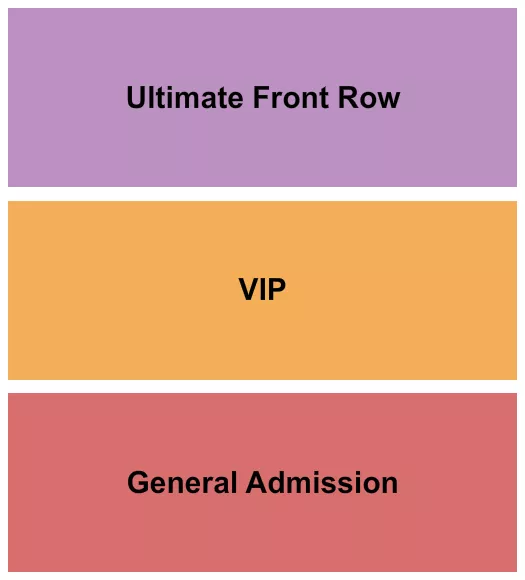 seating chart for The Westcott Theatre - GA/VIP/Front Row - eventticketscenter.com