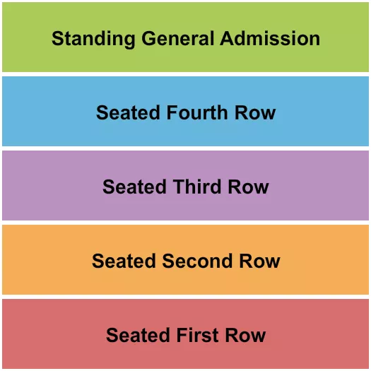 seating chart for The Westcott Theatre - Midgets With Attitude - eventticketscenter.com
