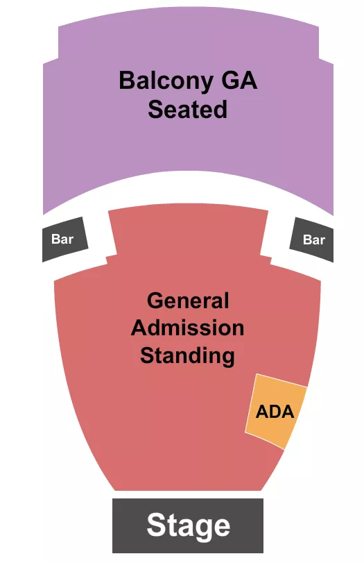 seating chart for The Wiltern - GA Standing/Balcony Seated - eventticketscenter.com