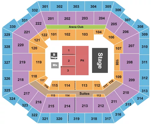 seating chart for The Yuengling Center - Forrest Frank - eventticketscenter.com