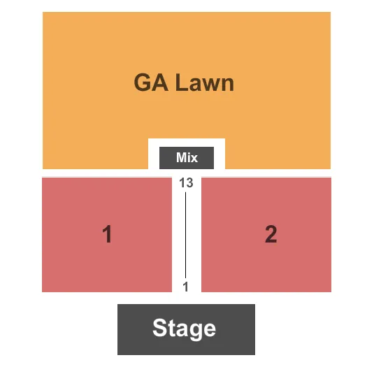 seating chart for Thompson's Point - End Stage - eventticketscenter.com