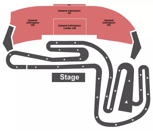 seating chart for Thunder Ridge Nature Arena - Racing - eventticketscenter.com