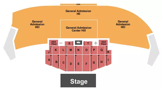 seating chart for Thunder Ridge Nature Arena - Styx - eventticketscenter.com