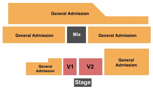 seating chart for Tioga Downs - Endstage GA - eventticketscenter.com