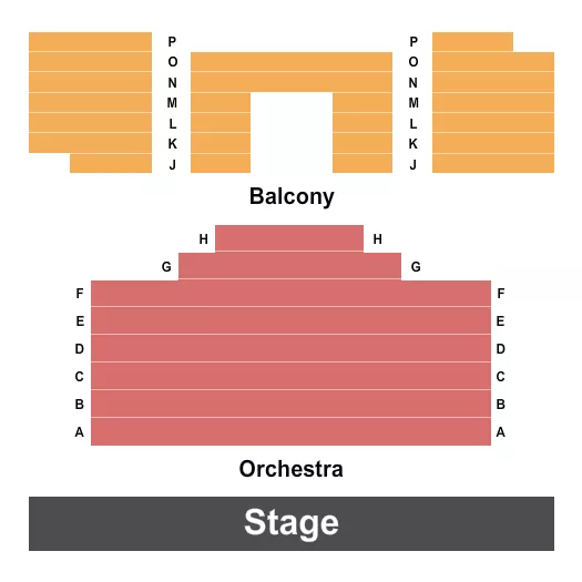 seating chart for Titusville Playhouse - Endstage - eventticketscenter.com