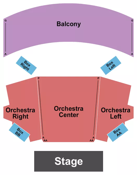 Endstage 2 Seating Chart at Todd Haimes Theatre. The chart shows the main floor/stage with seating options surrounding it, which are color coded
