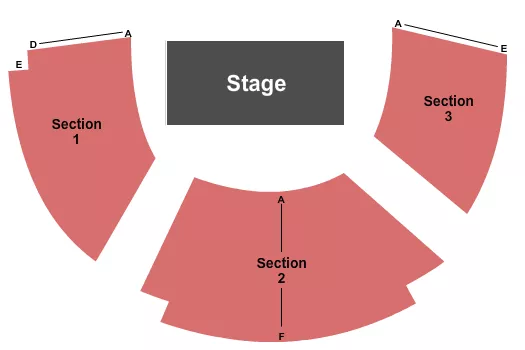 seating chart for Touchstone Theatre At American Players Theatre - End Stage - eventticketscenter.com