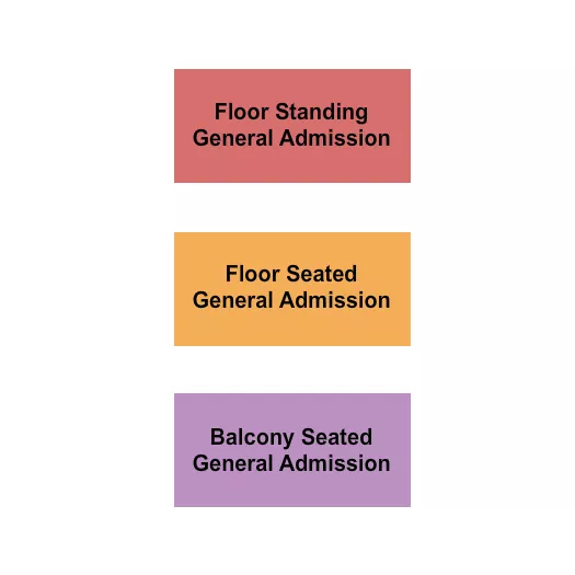 seating chart for Tower Theatre - OK - Floor SRO/GA & Balcony - eventticketscenter.com